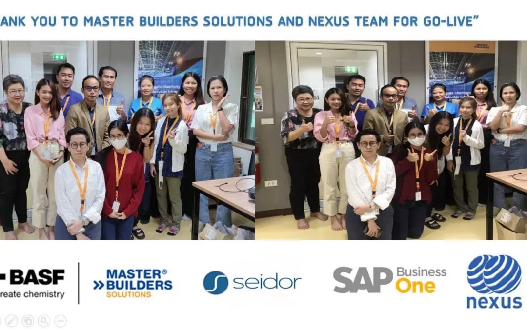 Master Builders Solutions วางใจ เน็กซัส วางระบบ SAP B1