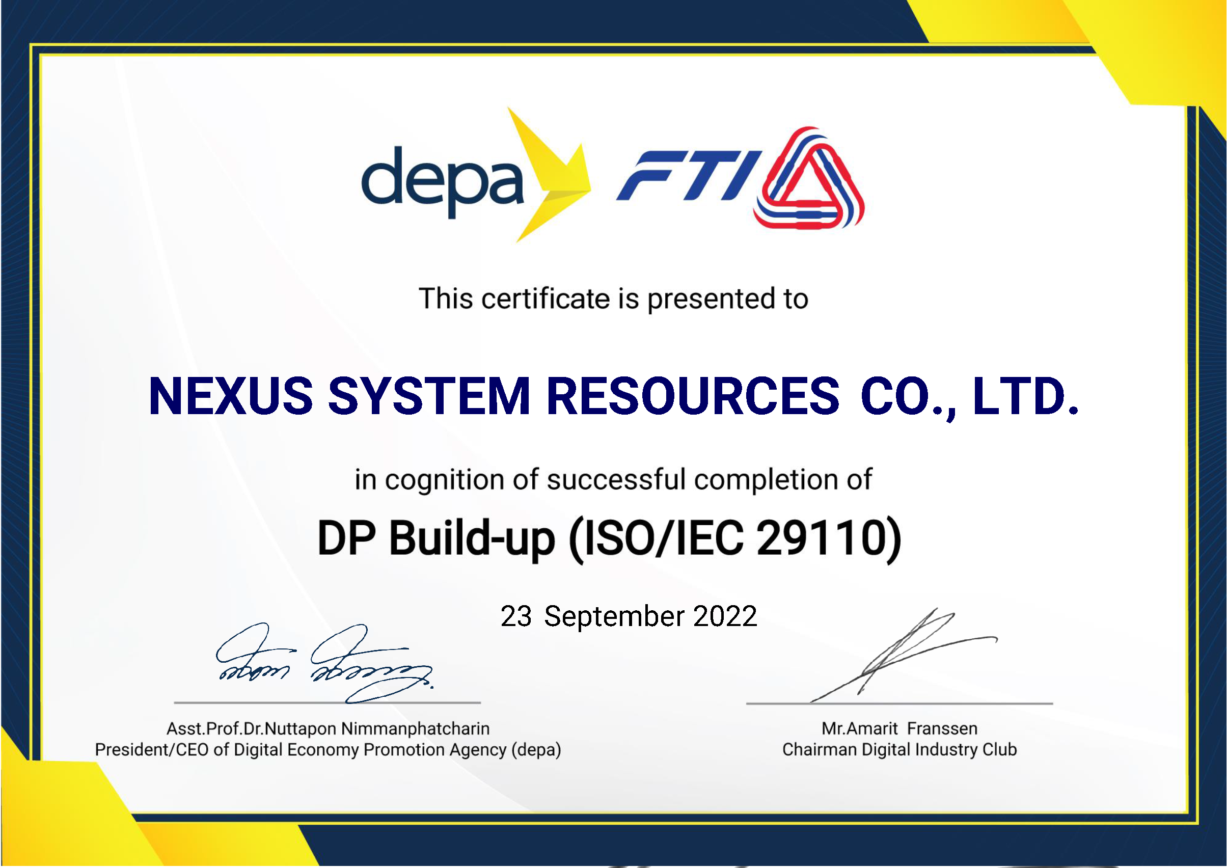 nexrus-s-iso-29110